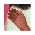 thumbnail image 4 of Bague pour Chat en Argent Sterling Émaillé Noir, 4 of 5