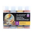 thumbnail image 1 of UNIQUE CREATIV ART Metallic Pouring Paint Kit, 4 × 118 mL (4 oz), Pre-Mixed, 1 of 5