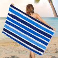 thumbnail image 2 of Beach Towel Large Beach Towel Tropical Striped Beach Towels for Adults and Pool Towels Cotton - Lightweight Quick Dry Beach Towel Pack and Striped Tree Cute - Beach Towel for Travel Beach Items, 2 of 8