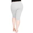 thumbnail image 3 of Stretch Is Comfort Women's Plus Size Knee Length Leggings| Adult X-Large - 7x, 3 of 5