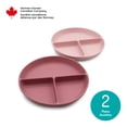 thumbnail image 3 of Melii Silicone Suction Plate Pink 2 Pack, 3 of 6