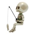 thumbnail image 1 of TopLLC Décor d'Halloween Décor d'Automne Halloween Squelette de Pêche en Résine Ornements Assis Ornements Intérieurs et Extérieurs Cadeau de Fête d'Halloween en Liquidation, 1 of 7