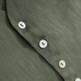 thumbnail image 3 of CHOK Womens Pure Linen Sleeveless Button Down V Neck Crop Top Summer Vest Waistcoat, 3 of 6