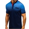 thumbnail image 2 of Chemises à Manches Courtes pour Hommes T-Shirt à Manches Courtes Imprimé Col Rabattu Chandail T-Shirt Blouse Chemises pour Hommes Manches Courtes Chemise à Manches Longues Homme Chemises à Manches Courtes pour Hommes Chemises pour Hommes Manches Courtes, 2 of 4