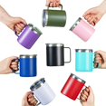 thumbnail image 1 of Camp Mug 12oz, Stainless Steel 304, Dishwasher Safe, White, 1 of 9