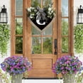 thumbnail image 1 of Door Hanging Decoration for Front Door - Heart Shaped Sign with Last Name Initials Farmhouse Wreath for Exterior 26 Letters Spring Seasonal Outdoor Home, 1 of 4