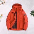 thumbnail image 2 of Jackets for Men Hooded Long Sleeve Zipper Pocket Solid Stormtrooper Coat, 2 of 9