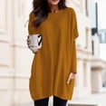 thumbnail image 2 of T-Shirts pour Femmes Décontractés Confortables à Manches Longues Chemise Longue Femme Chandails de Compression pour Femmes à Manches Longues Col Rond Spandex Chandail à Manches Longues Femme Coton Spandex Chandails pour Femmes Hauts avec Bouffant, 2 of 5
