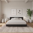 thumbnail image 2 of Nexera Satori Low Platform Queen Bed with Headboard, Black Oak, 2 of 6