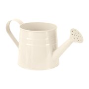 White Watering Can Gardening Tool 4L Metal Flower Garden, Blue Metal Watering Can 4L, Large Capacity Garden Watering Can for Indoor Outdoor Plants, Rust-Resistant Sprinkler