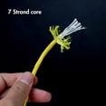 thumbnail image 4 of Rope – 100 Feet x 1/5 Inch (5mm) – Yellow – Strong All-Purpose Utility Rope – Camping, Crafting, Clothes Line, Flag Pole, Indoor & Outdoor – Polypropylene Nylon Poly Lightweight Diamond Braided Cord, 4 of 8