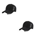 thumbnail image 4 of kurtrusly Adjustable Ring Baseball Cap Accessory For Stylish Life Classic Black 2Set, 4 of 6