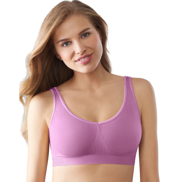 Bali Womens One Smooth All Around Smoothing Bralette, XL, Winter Lilac