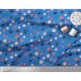 thumbnail image 3 of Soimoi Georgette Viscose Fabric Brush Stroke Abstract Print Fabric by Yard 42 Inch Wide, 3 of 3