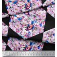 thumbnail image 3 of Soimoi Rayon Fabric Leaves,Bird & Floral Patchwork Decor Fabric Printed Yard 42 Inch Wide, 3 of 3