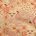 thumbnail image 1 of oneOone Rayon Orange Fabric Asian Japanese Pattern Sewing Material Print Fabric By The Yard 56 Inch Wide, 1 of 4