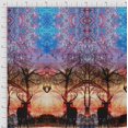 thumbnail image 3 of Soimoi Poly Georgette Fabric Deer Panel Print Fabric by The Yard 52 Inch Wide, 3 of 3
