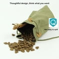 thumbnail image 4 of ziyahi Sac de Rangement pour Nourriture pour Animaux Portable Grande Capacité Sac de Rangement pour Animaux Entraînement des Animaux Pochette Pliable en Toile pour Collations Fournitures pour Animaux Accessoires Jaune Type 3, 4 of 9