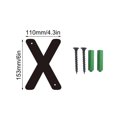 thumbnail image 2 of Big Savings! Three-Dimensional Iron Art Number Sign, House Number Metal Letters, Wall-Mounted Home Address Sign with Screws for Outdoor and Indoor Use, 2 of 5