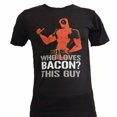 thumbnail image 1 of Dead Pool T-Shirt « Loves Bacon » / S, 1 of 4