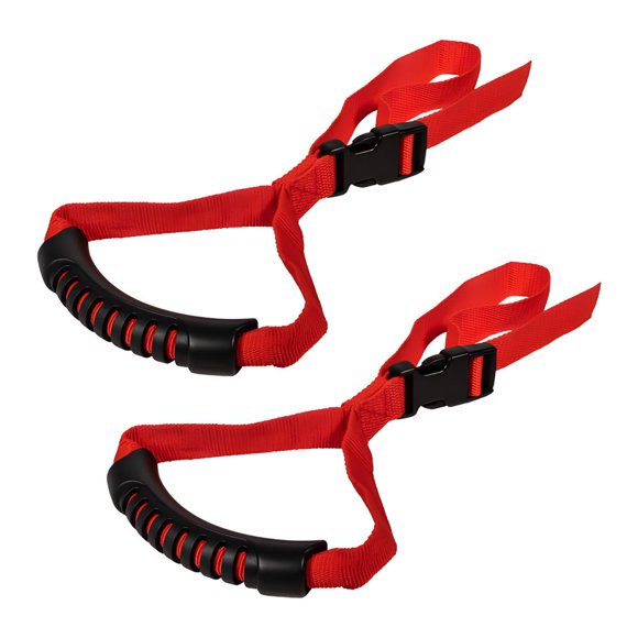 CNKOO Poignée de Préhension Réglable pour Voiture, Bande de Soutien de Sécurité de Porte Auto Portable pour Personnes Âgées et Handicapées avec Poignée en Nylon, Dispositif d'Aide à la Mobilité pour Voiture, Camion, Camion-Remorque (Noir)
