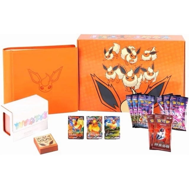 Pokemon Jeu de Cartes Eevee GX Collection Box (Chinois) - Flareon