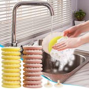 TIMIFIS High-density Dishwashing Sponge Kitchen Cleaning Sponge Wipe Sponge Block Household Cleaning Cloth Dishwashing Cloth 20pcs