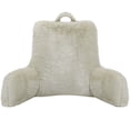 thumbnail image 1 of Hometrends Taupe Fur Bedrest, 1 of 4