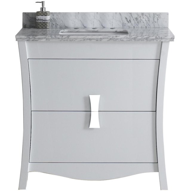 Imaginations Américaines 36 po W Vanity Set Blanc