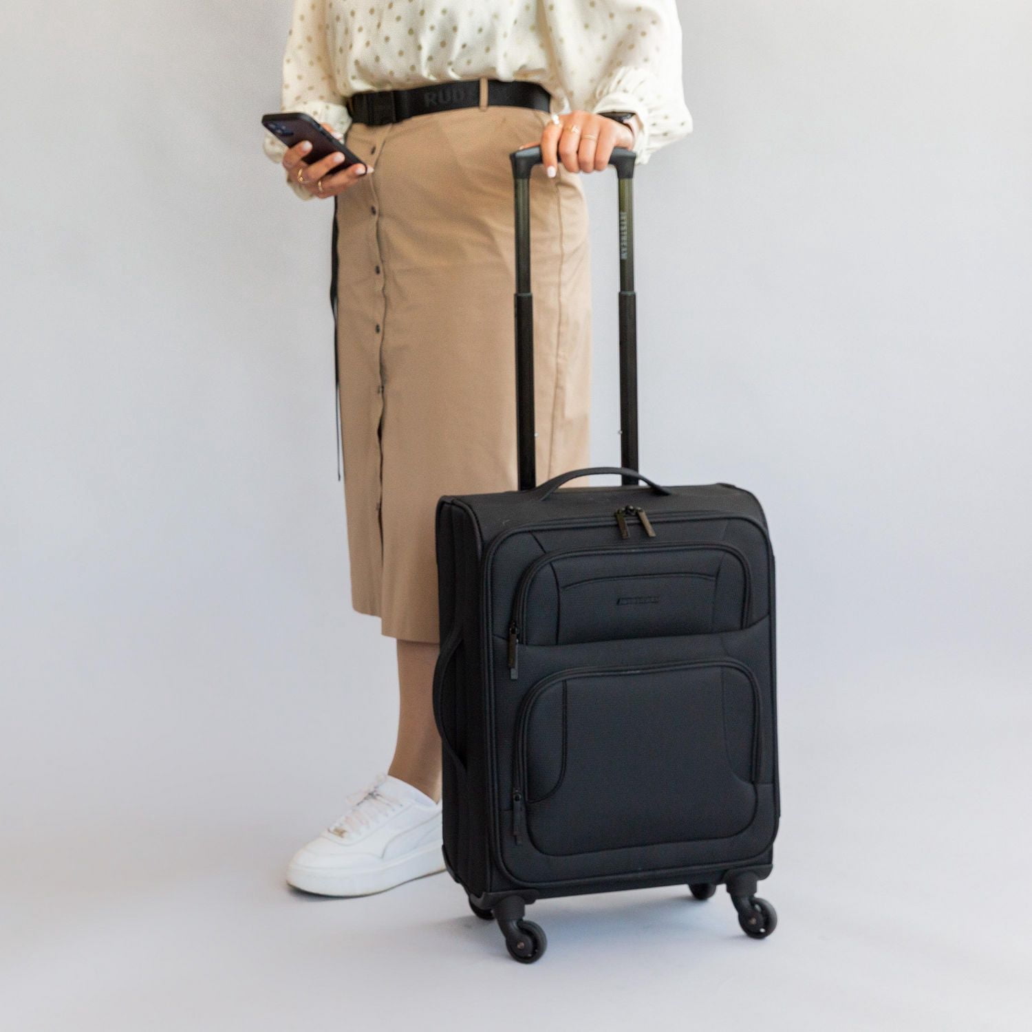 Jetstream Valise Cabine Souple, Valise de Voyage Légère à Roulettes avec Roues Pivotantes