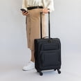 thumbnail image 2 of Jetstream Softside Carry-On Luggage, Lightweight Rolling Travel Suitcase with Spinner Wheels, 2 of 7