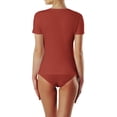 thumbnail image 3 of Cameland Women Two Piece Rash Guard Short Sleeve Swimsuits Swim Shirt Bathing Suit With Bottoms Swimsuit, 3 of 3