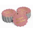 thumbnail image 2 of Inkdotpot Gold Foil Paper Hang Tags Happy Birthday Favor Tags 100 Pieces, 2 of 6