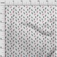 thumbnail image 3 of oneOone Silk Tabby Red Fabric Asian Floral Block Sewing Material Print Fabric By The Yard 42 Inch Wide, 3 of 4