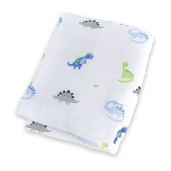 Lulujo - Baby Muslin Cotton Swaddle Blanket, Nursing/Stroller Cover