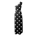 thumbnail image 5 of Lenago Blouses Grande Taille pour Femmes Habillées Décontractées Mode Féminine Décontractée Été Sans Manches Imprimé Robe Fendue à une Épaule Robes de Plage d'Été en Liquidation, 5 of 5