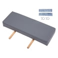 thumbnail image 2 of Milaget Rallonge de Longueur de Table de Massage Housse en PU Fixation Pratique Rallonge Coussin Gris, 2 of 9