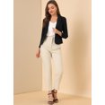 thumbnail image 3 of INSPIRE CHIC Blazer à Imprimé Floral Ouvert pour Femmes, 3 of 6