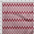 thumbnail image 3 of oneOone Georgette Viscose Fabric Chevron Ikat Printed Craft Fabric BTY 42 Inch Wide, 3 of 4