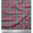 thumbnail image 1 of Soimoi Cotton Cambric Fabric Check Check Print Fabric by Yard 42 Inch Wide, 1 of 5