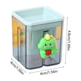 thumbnail image 3 of EGNMCR Home Office Furniture Double Hole Pencil Sharpener Small Portable Pencil Sharpener Pencil Sharpener Student Stationery Learning Tool Plastics pencil sharpener, 3 of 7