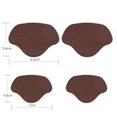 thumbnail image 3 of mmirethe Chaussures Molles Talon Semelles pour Talons Hauts Support Talon Réparation Bâton Café 1Set, 3 of 6