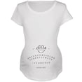 thumbnail image 1 of Costume de Planche Ouija d'Halloween Blanc T-Shirt de Maternité Doux, 1 of 1
