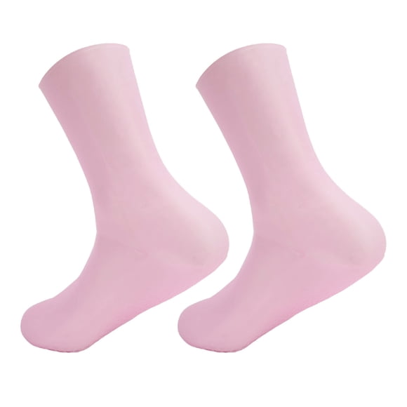 Silicone Moisturizer Socks, Silicone Foot Socks Pedicure Care Anti Slip 1 Pair  for Dry Cracked Skin S size,L size
