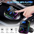 thumbnail image 1 of TIMIFIS Voiture Bluetooth 5.0 Sans Fil Mains Libres Voiture Émetteur Récepteur FM Radio Adaptateur MP3 Lecteur 2 Chargeur USB Kit Cadeau, 1 of 7