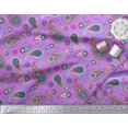 thumbnail image 2 of Soimoi Poly Georgette Fabric Artistic Paisley Print Fabric by Yard 52 Inch Wide, 2 of 3