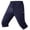 Dark Blue, variant on Mens Elastic Waist Shorts with Pockets for Men Solid Color Drawstring Closure Casual Pants 1 Pc