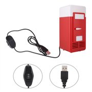 Small Fridge, Desktop USB Can Fridge, Car for Warmer for Cooler