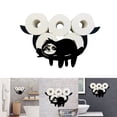thumbnail image 2 of Binwennn over The Strainer Collapsible Metal Dish Rack with Tray Collapsible Camping Paper Towel Storage Rack Sloth Kitchen Paper Towel Rack Bathroom Towel Rack Toilet Paper Towel Rack, 2 of 7