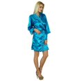thumbnail image 3 of Bimba Robe Kimono en Rayonne pour Femmes Manches Personnalisées Robe de Demoiselle d'Honneur Préparation Dentelle, 3 of 6